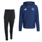 adidas Arsenal Vis Tech Survêtement Full-Zip 2025-2026 Bleu Foncé Noir Blanc
