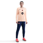 Nike FC Barcelona Strike Trainingspak 2025-2026 Dames Oranje Donkerblauw
