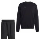 adidas Tiro Travel Joggingpak Korte Broek Zwart