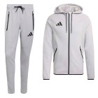 Combinaison de jogging à fermeture éclair intégrale adidas Tiro Travel, gris