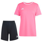 Maillot de football adidas Entrada 26 pour Femmes, rose et noir