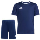 Kit de football adidas Entrada 26 pour Enfants, bleu foncé et blanc