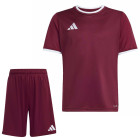 Kit de football adidas Entrada 26 pour Enfants, rouge foncé, blanc