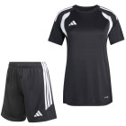 Maillot de football adidas Tiro 26 League pour femmes, noir et blanc