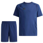 Kit d'entraînement adidas Tiro Travel pour Enfants, bleu foncé et noir