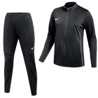 Survêtement Nike Dri-FIT Park 26 à fermeture éclair pour Femmes, noir et blanc