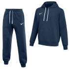 Sweatshirt à capuche en polaire Nike Park 26 bleu foncé et blanc