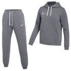 Nike Park 26 Fleece Pullover Hoodie Joggingpak Dames Donkergrijs Wit