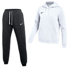 Nike Park 26 Fleece Pullover Hoodie Joggingpak Dames Wit Zwart
