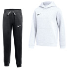 Nike Park 26 Fleece Pullover Hoodie Joggingpak Kids Wit Zwart