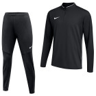 Nike Dri-FIT Park 26 Trainingspak 1/4-Zip Kids Zwart Wit