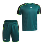 Under Armour Challenger Trainingsset Kids Donkergroen Lichtgroen Wit