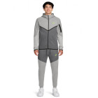 Survêtement Nike Tech Fleece Sportswear gris foncé vert vif