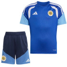 Kit d'entraînement adidas FFK Curaçao 2026-2028 bleu pour enfants