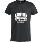 Kampioensshirt 2025-2026 Kids Zwart