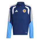 Haut d'entraînement adidas FFK Curaçao 1/4-Zip 2026-2028 pour Enfants, bleu foncé