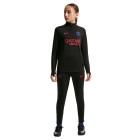 Nike Paris Saint-Germain Strike Trainingspak 1/4-Zip 2026-2027 Kids Zwart Felrood Donkerblauw