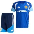 adidas FFK Curacao Trainingsset 2026-2028 Sponsors Blauw