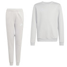 Combinaison De Jogging Adidas Entrada 26 Crew Pour Enfants, Gris Et Blanc