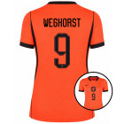 Chemise Nike Netherlands Weghorst 9 Home 2026-2028 pour femmes