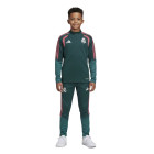 adidas Real Madrid Trainingspak 1/4-Zip 2026-2027 Kids Donkergroen Roze Wit