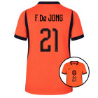 Chemise Nike Netherlands F. De Jong 21 Home 2026-2028 pour Enfants