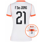 Nike Nederland F. De Jong 21 Uitshirt 2026-2028 Dames