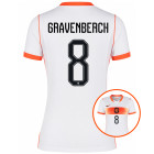 Maillot Nike Netherlands Gravenberch 8 Away 2026-2028 pour femmes