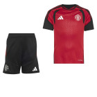 Kit d'entraînement adidas Manchester United 2026-2027 pour Enfants, rouge, noir et blanc