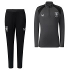 Castore FC Twente Trainingspak 1/4-Zip 2026-2027 Kids Donkergrijs Zwart