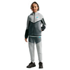 Nike Tech Fleece Sportswear Trainingspak Kids Grijs Donkergrijs Zwart Lichtblauw