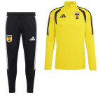 Survêtement adidas SC Cambuur 1/4-Zip 2026-2027 pour Enfants, jaune et noir