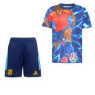 adidas Lamine Yamal Zomerset Kids Blauw Donkerblauw Rood Oranje