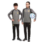 Survêtement PUMA Manchester City 1/4-Zip 2026-2027 pour enfants gris foncé noir doré jaune