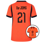 Chemise Nike Netherlands F. De Jong 21 Home 2026-2028 pour Enfants