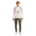 Survêtement à 1/4 fermeture éclair PUMA AC Milan 2026-2027 gris clair vert foncé rouge blanc