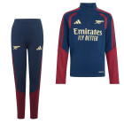 adidas Arsenal Europees Trainingspak 1/4-Zip 2026-2027 Kids Donkerblauw Rood Lichtgeel