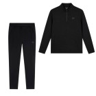 Cruyff Reflect Running Trainingspak 1/4-Zip Zwart Zilver