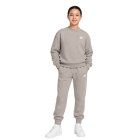 Survêtement Nike Sportswear Club Fleece Crew pour Enfants, beige clair, blanc