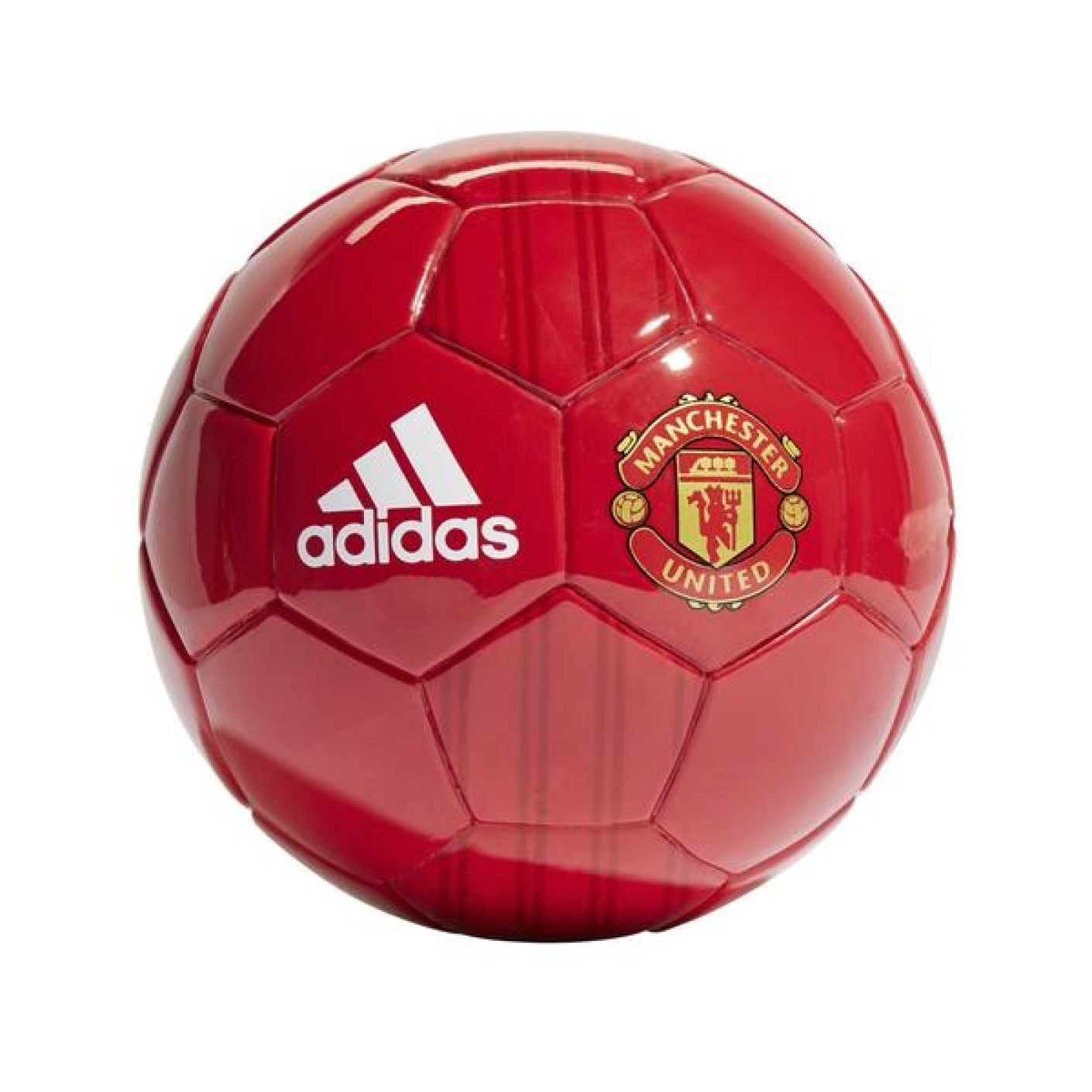 Ballon de football Adidas Manchester United Mini Taille 1 Rouge Or