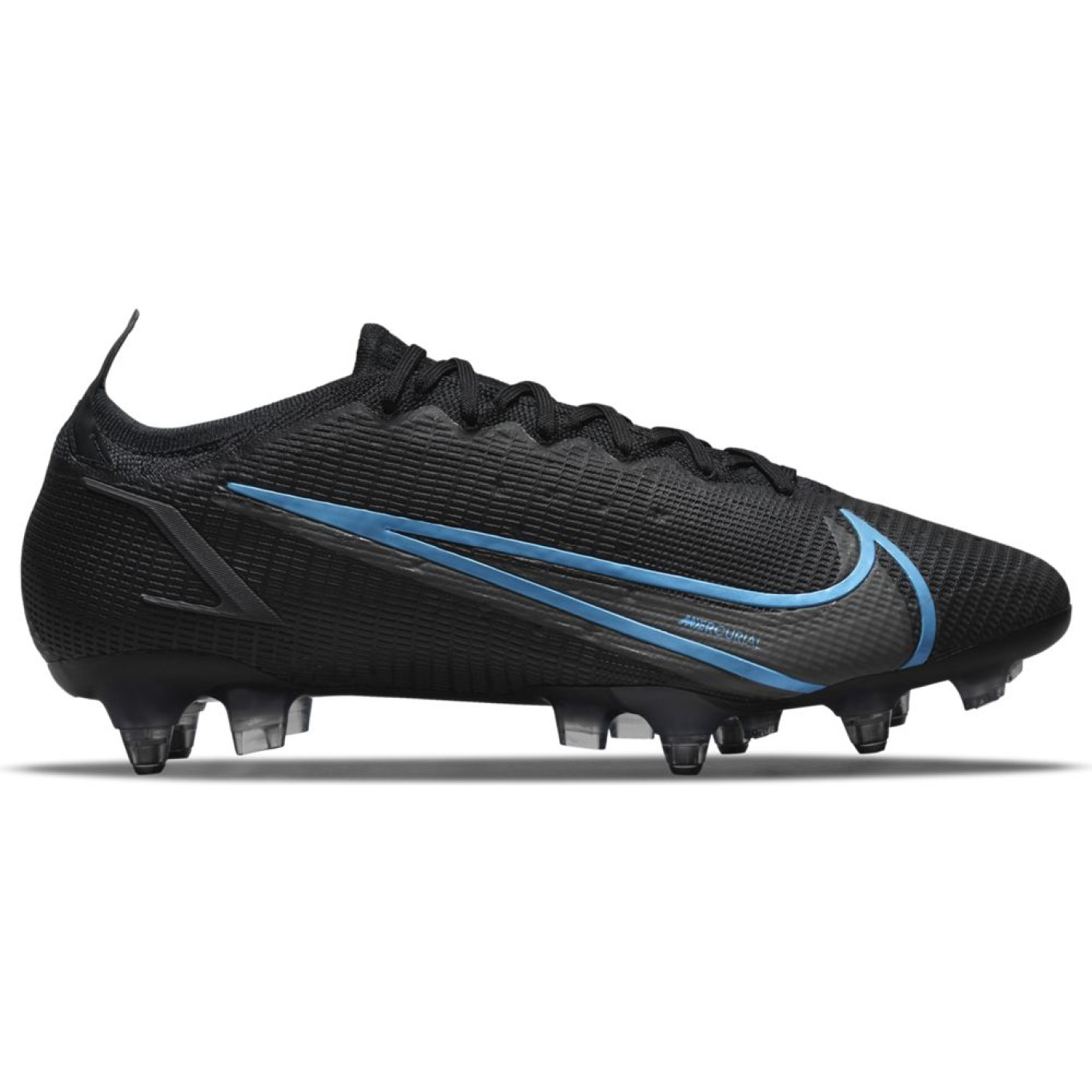 Nike Mercurial Vapor 14 Elite Crampons Vissés Chaussures de Foot (SG) Anti-Clog Noir Gris Foncé