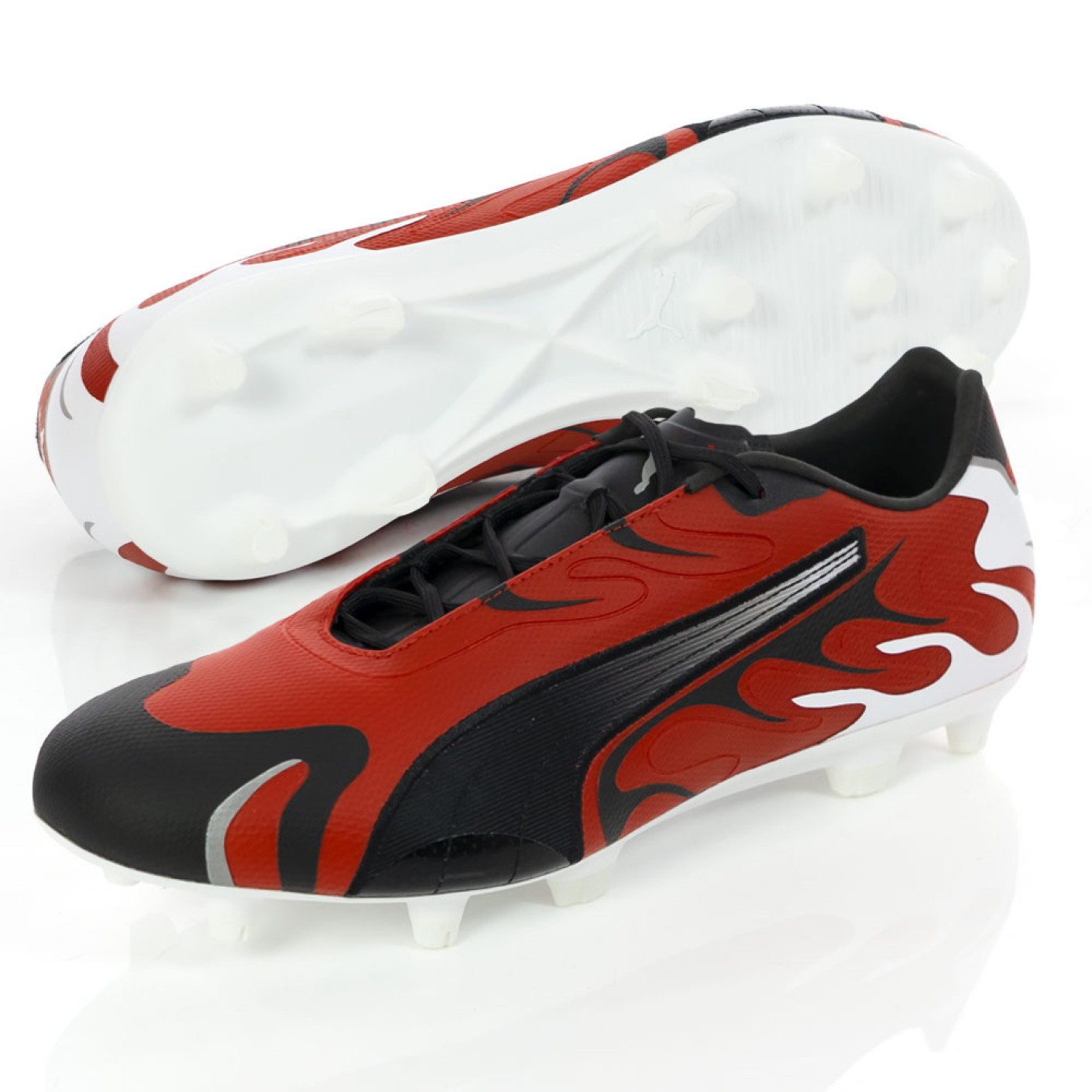 PUMA FUTURE INHALE FG/AG Voetbalschoenen Wit Rood