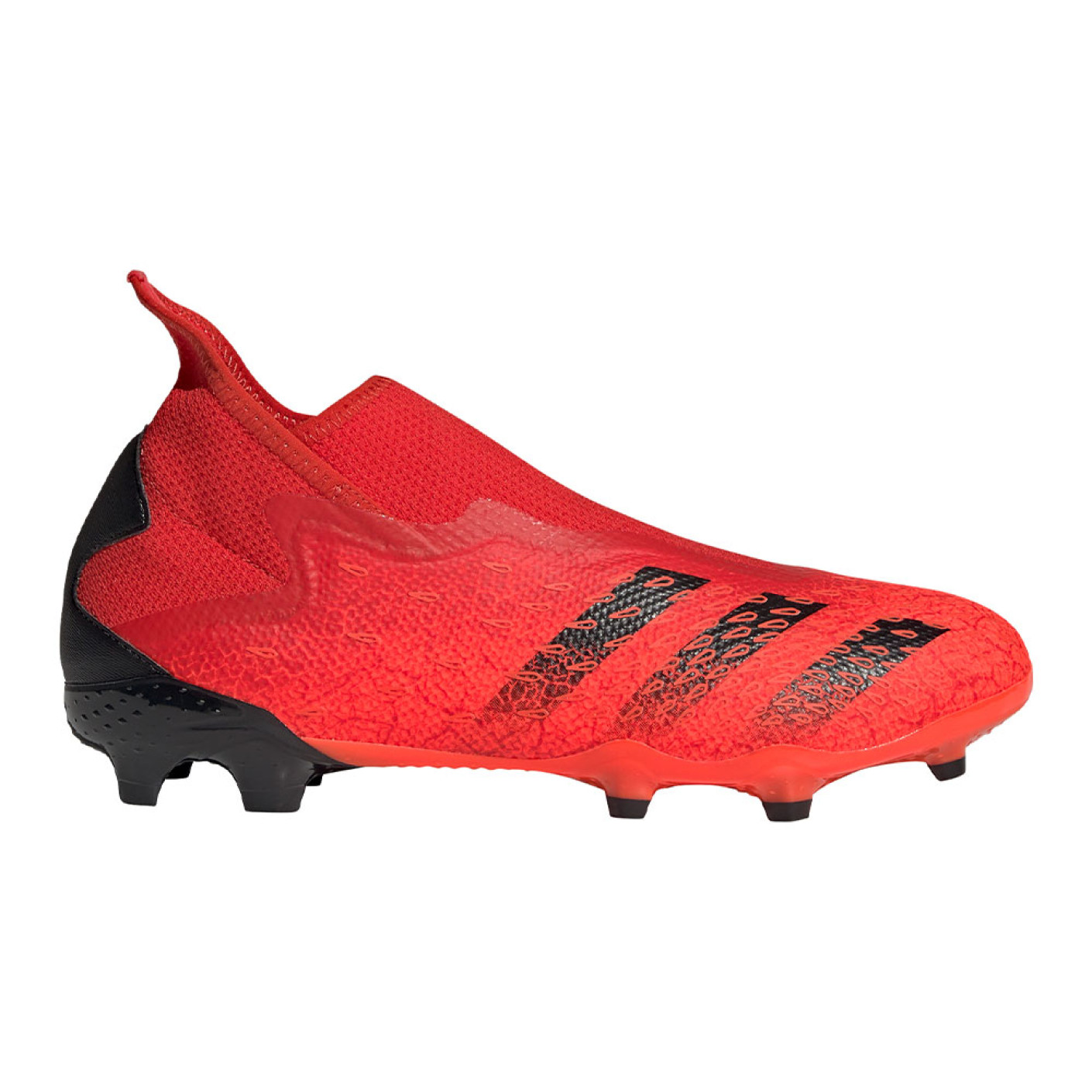 adidas Predator Freak.3 LL Terrain sec Chaussures de Foot (FG) Rouge noir Rouge