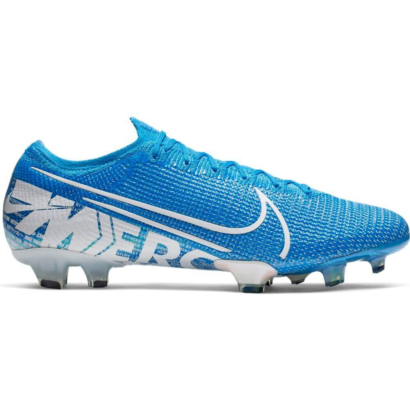 Nike Mercurial Vapor 13 ELITE Gras Voetbalschoenen (FG) Blauw Wit Blauw