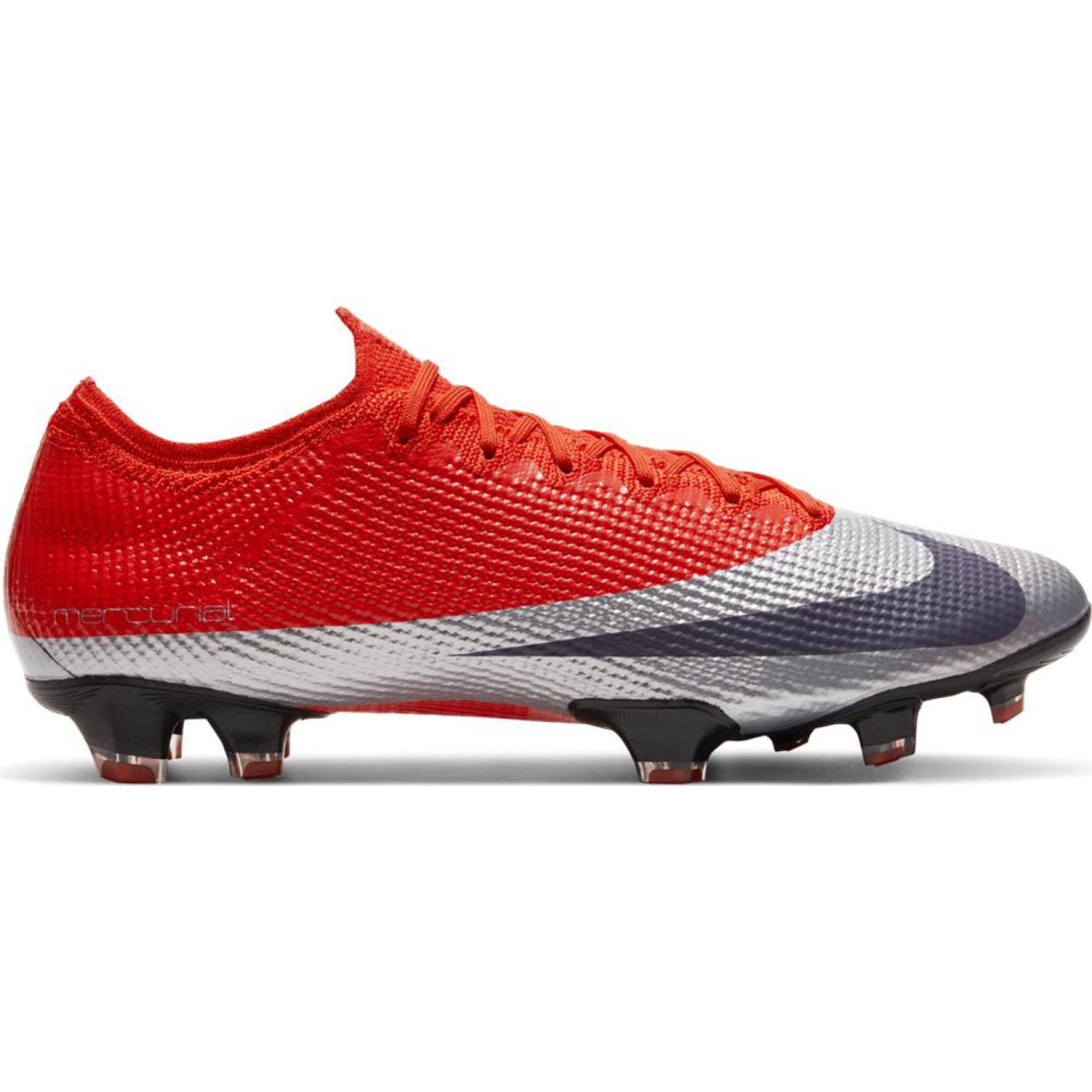 Nike Mercurial Vapor 13 Elite Gras Voetbalschoenen (FG) Rood Zilver