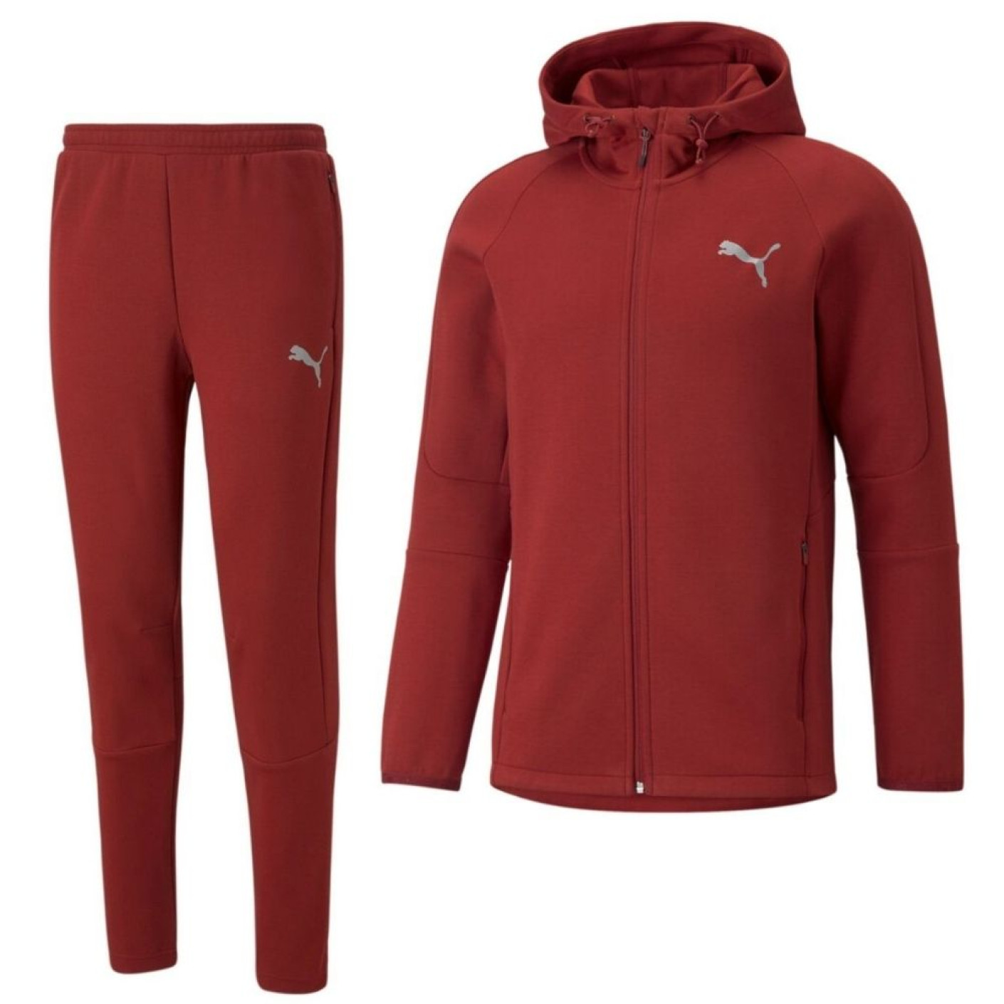 PUMA Evostripe Trainingspak Bordeauxrood