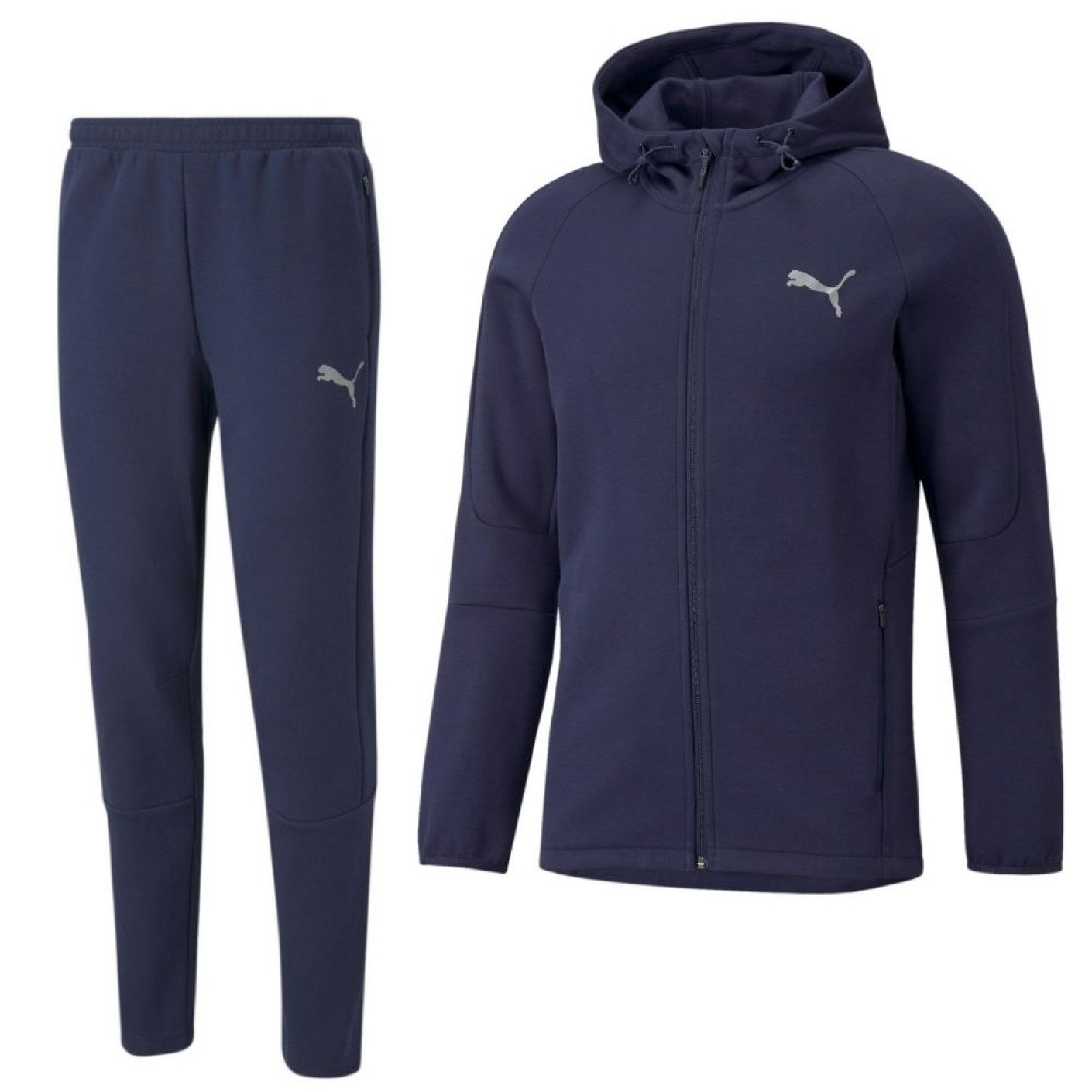 Survetement puma bleu best sale