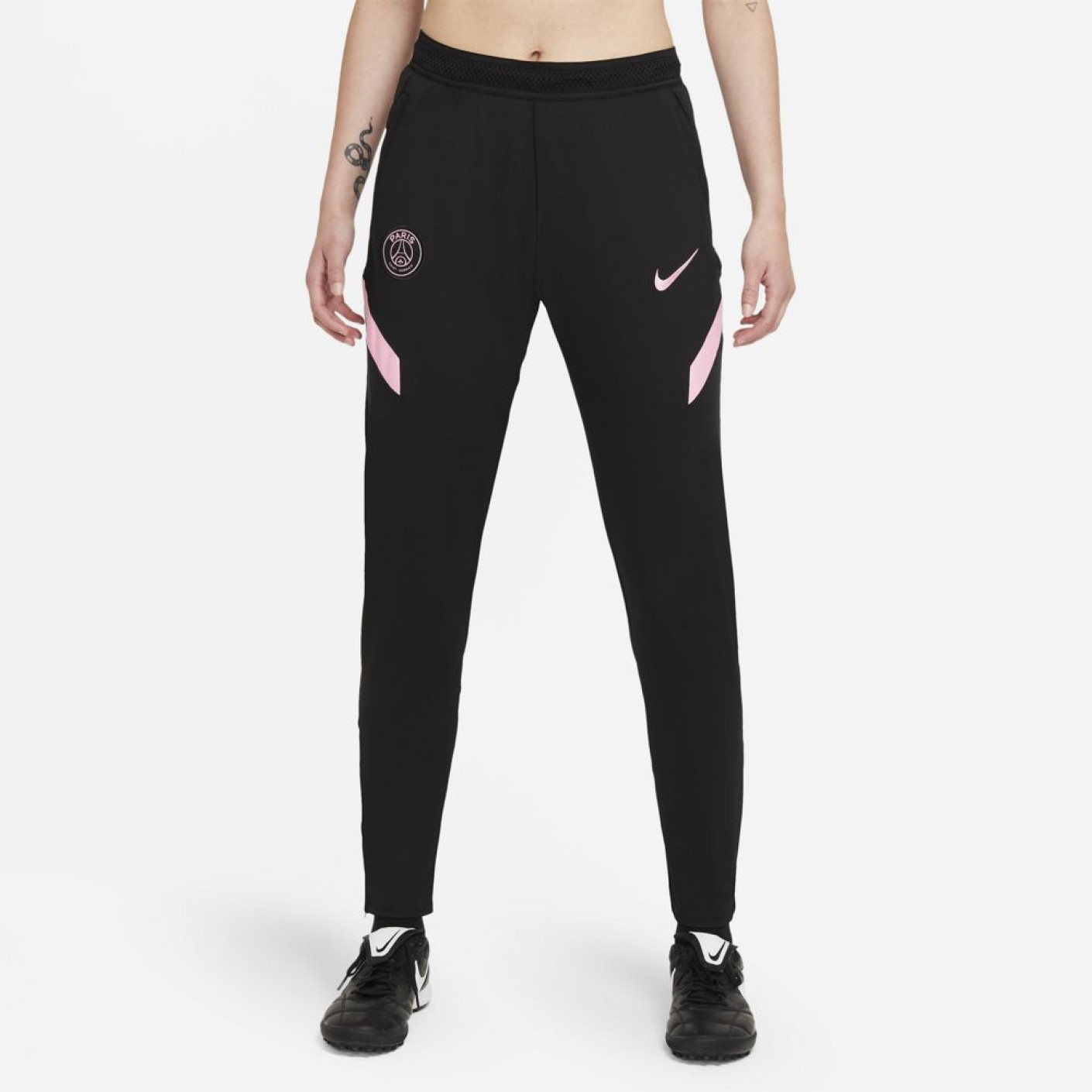 Nike Paris Saint Germain Strike Pantalon d entrainement 2021 2022 Femmes Noir Rose Voetbalshop.be