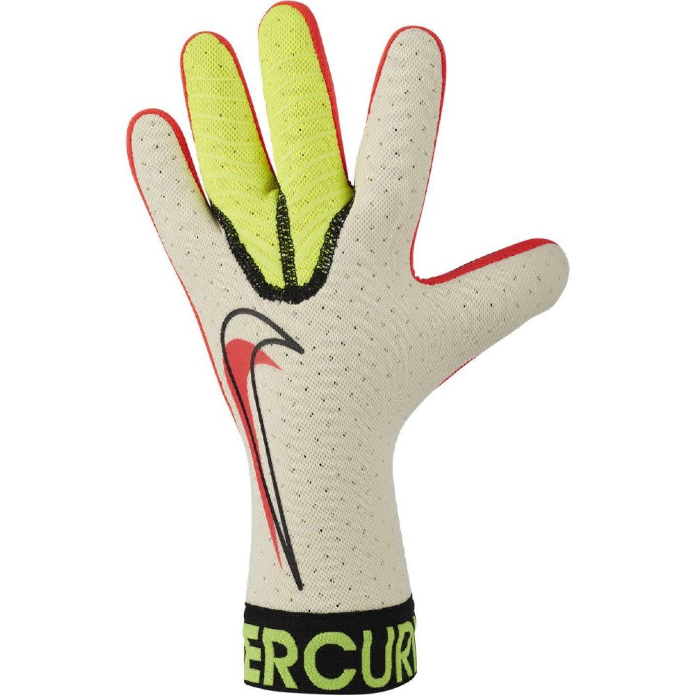 Nike Gants de Gardien de But Mercurial Touch Elite Blanc Jaune Rouge