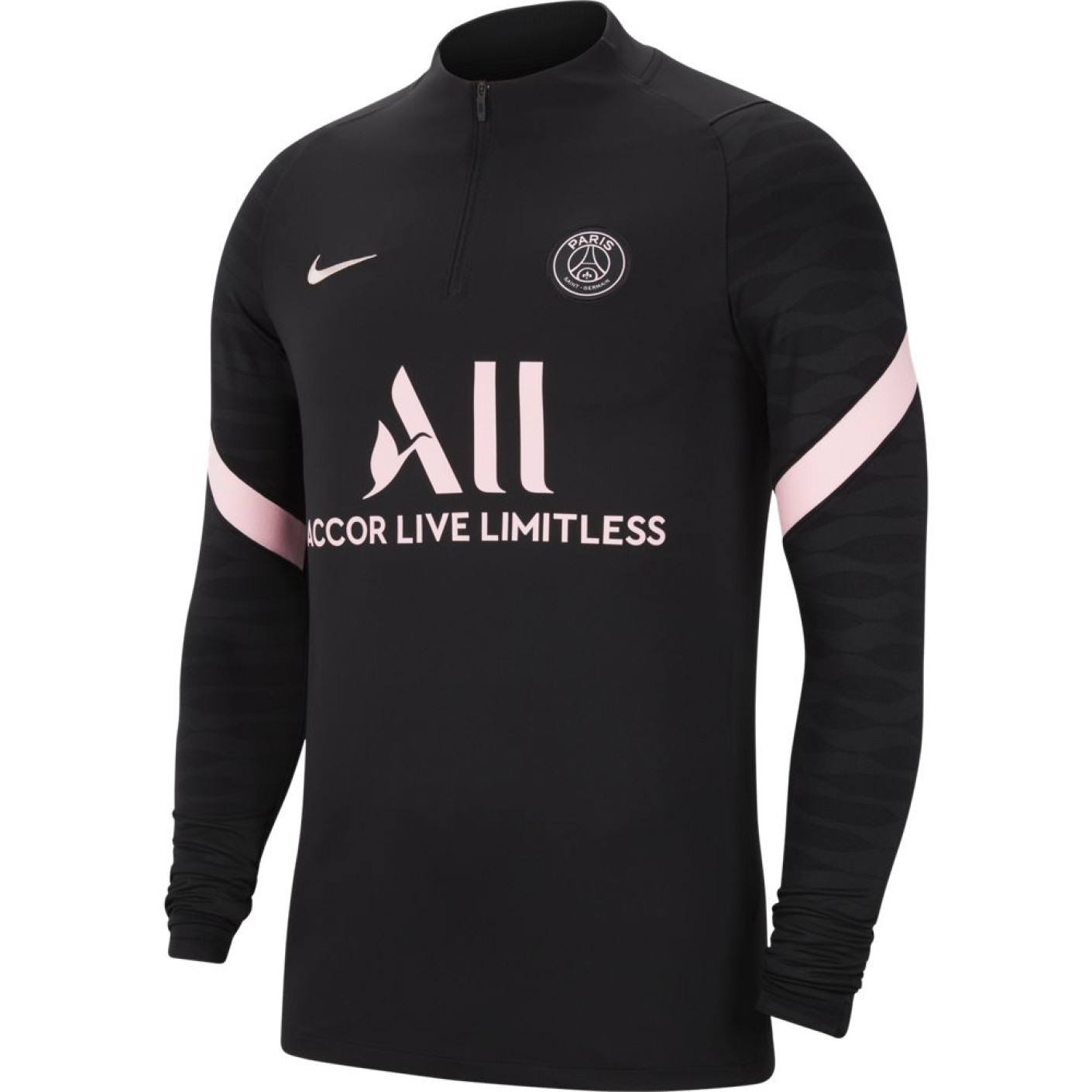 Nike Paris Saint Germain Strike Haut d'Entraînement 2021-2022 Noir Rose